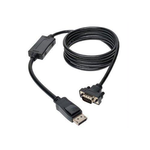 Tripp Lite DisplayPort to VGA Cable Latches to HD-15 Adapter M/M 10ft