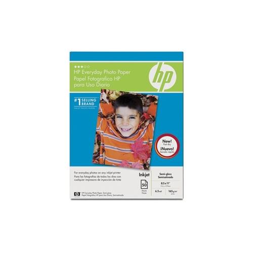 HP® Everyday Glossy Photo Paper-50 sht/Letter/8.5 x 11 in (Q8723A)