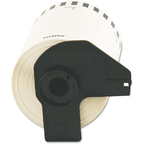 Brother Continuous Length Paper Tape - Black/White -