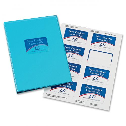 Avery Glossy Clear Rectangle Labels, Sure Feed Technology, Print to the Edge, Laser/Inkjet, 2" x 3", 80 Labels