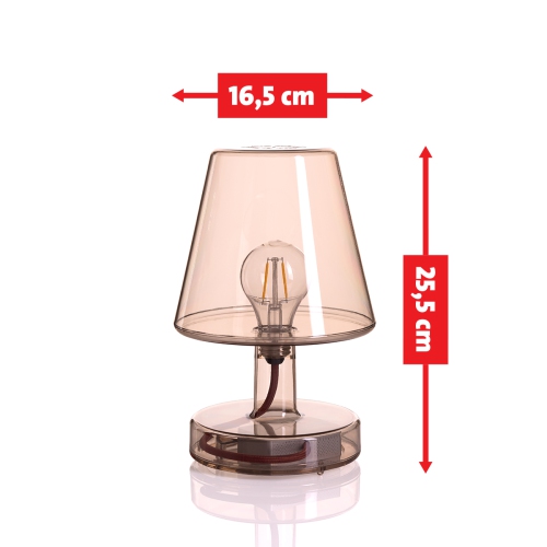 Fatboy Transloetje Portable LED Table Lamp, Brown