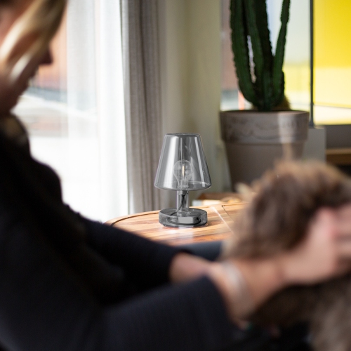 Fatboy Transloetje Portable LED Table Lamp, Grey