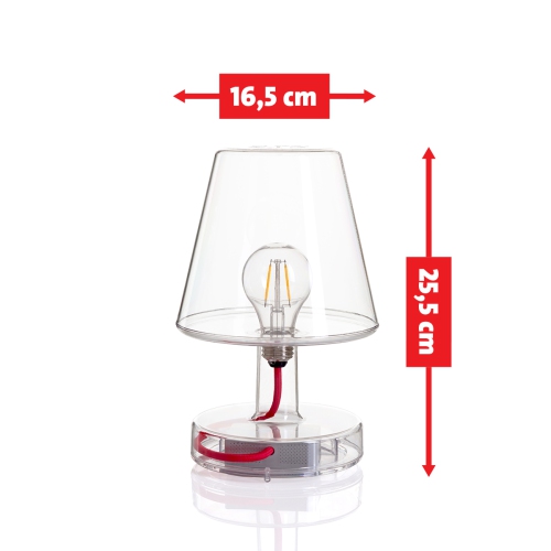 Fatboy Transloetje Portable LED Table Lamp, Transparent