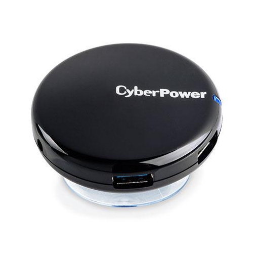CyberPower CPH430PW USB 3.0 Superspeed Hub with 4 Ports and 3.6A AC Charger - White