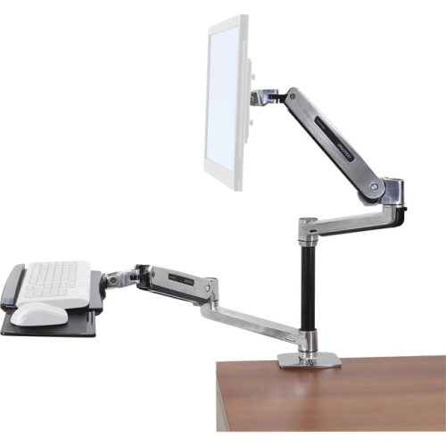Ergotron WorkFit-LX Desk Mount for Flat Panel Display, Keyboard, Mouse