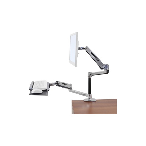 Ergotron WorkFit-LX Desk Mount for Flat Panel Display, Keyboard, Mouse