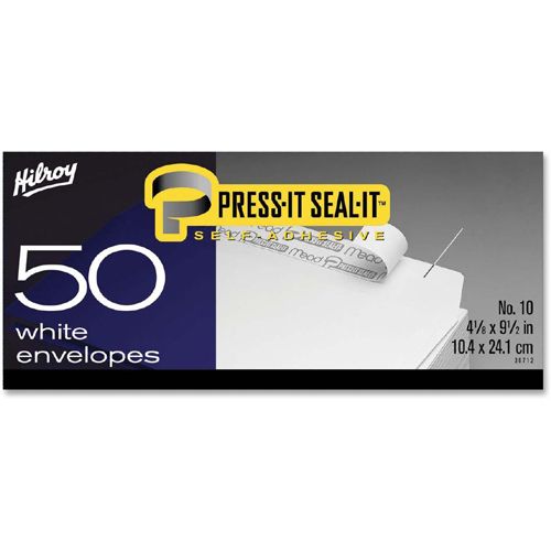 Hilroy Press-It Seal-It Self Adhesive Envelopes