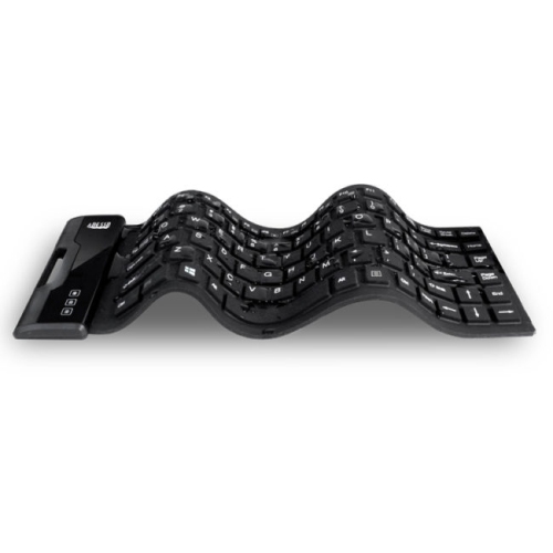 Adesso Mini Antimicrobial Waterproof Flex Keyboard -