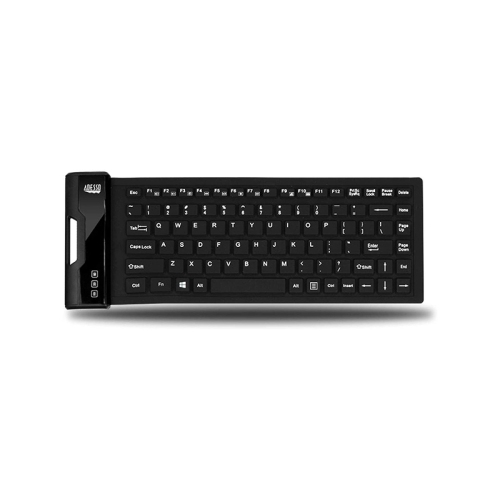 Adesso Mini Antimicrobial Waterproof Flex Keyboard -
