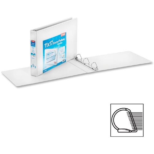 Cardinal - reliures à anneaux en D ClearVue Overlay Tabloïde