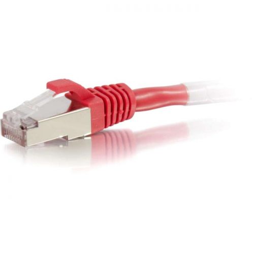 C2G 2ft Cat6 Snagless Shielded Network Patch Cable - Red