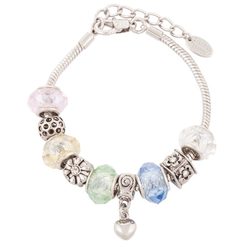 Bracelet porte-bonheur à perles en verre Murano avec animal