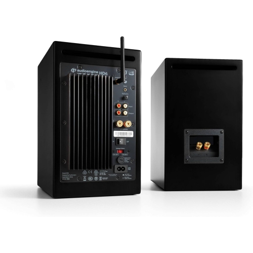 Audioengine HD6 150 Watt Bookshelf Speakers - Home Music System w/Bluetooth aptX-HD - Black