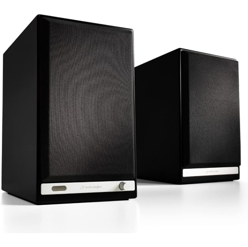 Audioengine HD6 150 Watt Bookshelf Speakers - Home Music System w/Bluetooth aptX-HD - Black