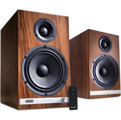 Audioengine HD6 Powered Bookshelf Speakers - Walnut