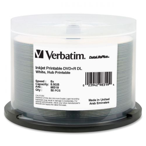 VERBATIM 50-Pack DVD+R -