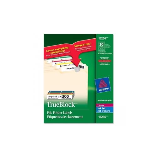 Avery TrueBlock File Folder Label