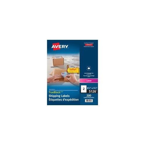 AVERY  Trueblock Permanent Shipping Labels (05126)