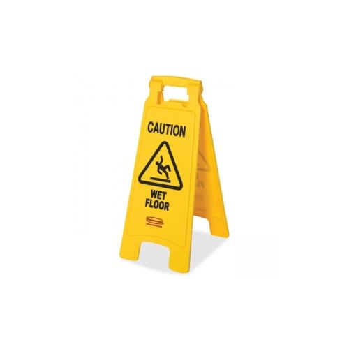 Rubbermaid Commercial Caution Wet Floor Safety Sign