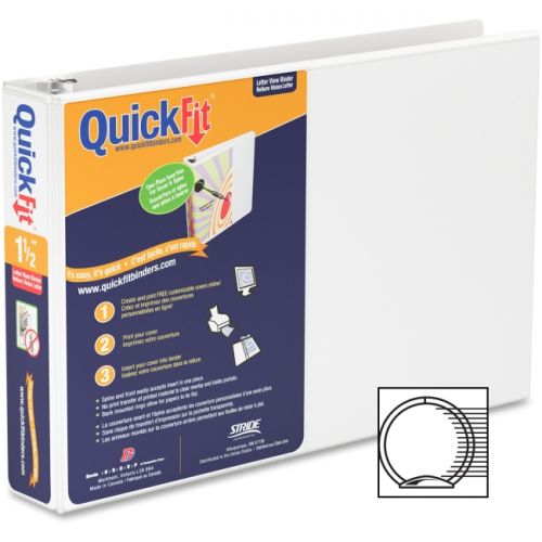 QuickFit QuickFit Round Ring Deluxe Letter Spreadsheet Binder