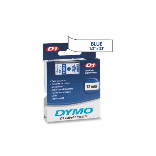 Dymo Blue on White D1 Label Tape