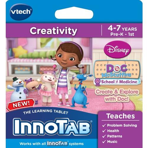 VTech InnoTab Software: Doc McStuffins Create and Learn with Doc - Black