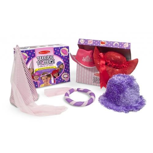 MELISSA AND DOUG  Terrific Toppers Dress-Up Hats