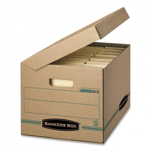 Fellowes Flip-Top Attached Lid File Box