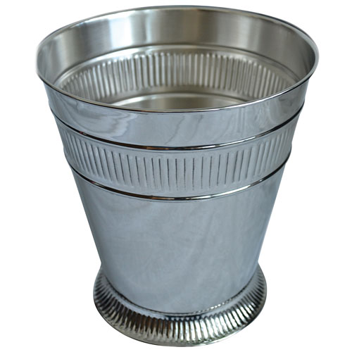 St. Pierre Moderne Wastebasket - Silver