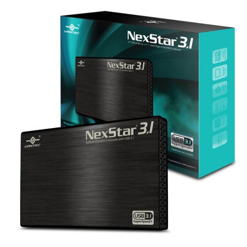 Vantec NexStar 3.1 NST-270A31-BK Drive Enclosure External - Black
