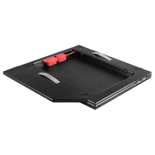 VANTEC SSD/HDD ALUMINUM CADDY FOR 9.5MM ODD LAPTOP DRIVE BAY