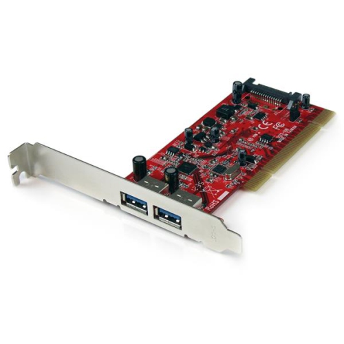 STARTECH  2 Port PCi Superspeed USB 3.0 Adapter Card With SATA Power