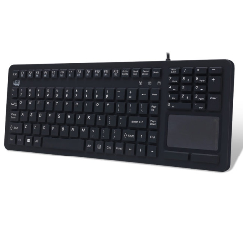 Adesso Wired Keyboard Built-In Touchpad -