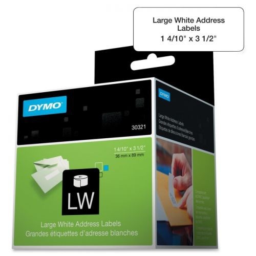 DYMO LabelWriter Large 1 4/10" x 3 1/2" Address Labels