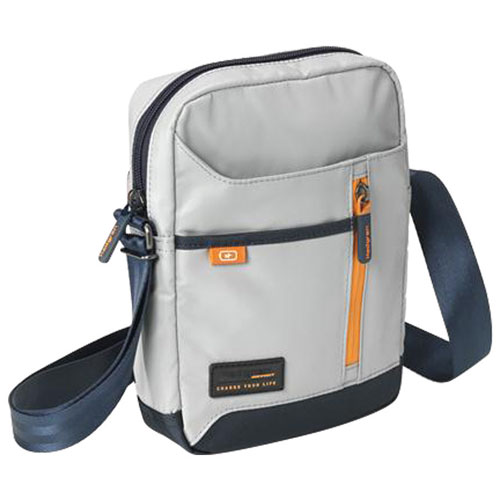 Hedgren Connect Crossroad 8" Messenger Tablet Bag Grey Messenger Bags & Briefcases Best