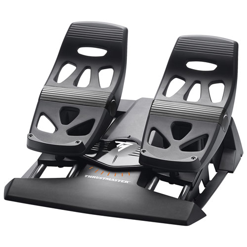 Thrustmaster TFRP Flight Rudder Pedals for PS4/PC - Black