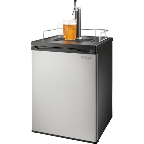 Insignia 1-Tap Kegerator - Silver/Black - Only at Best Buy