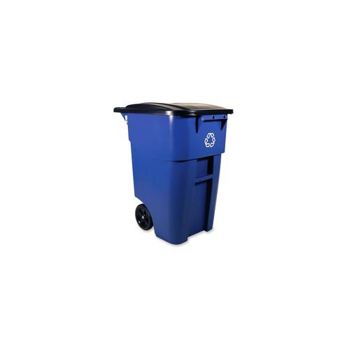 Rubbermaid Brute Recycling Rollout Container with Lid