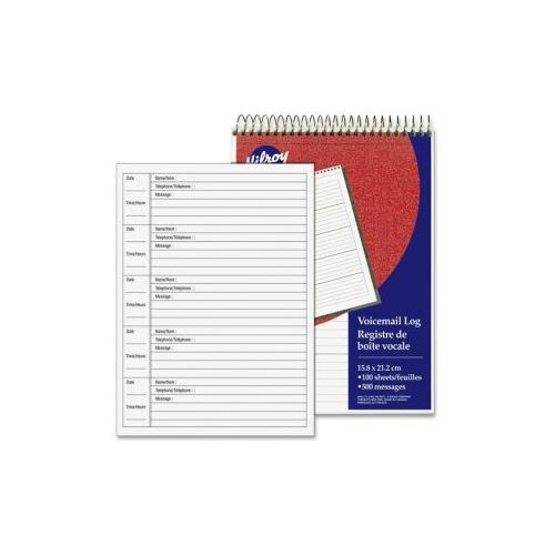 MeadWestvaco 46215 Voicemail Log Book