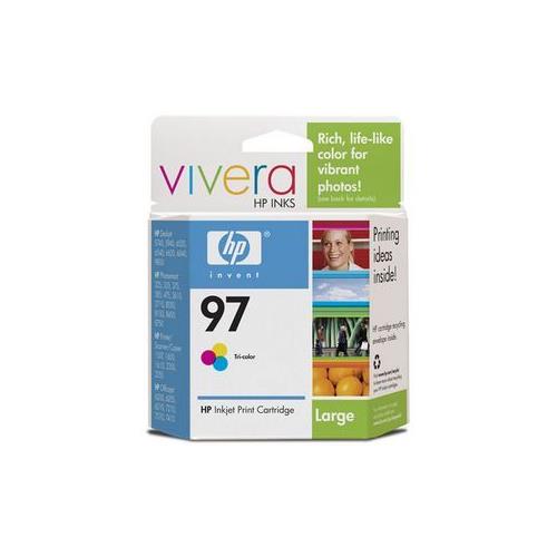 HP 97 Nam Tricolor Print Cartridge Original HP Inks are the best for HP Printers