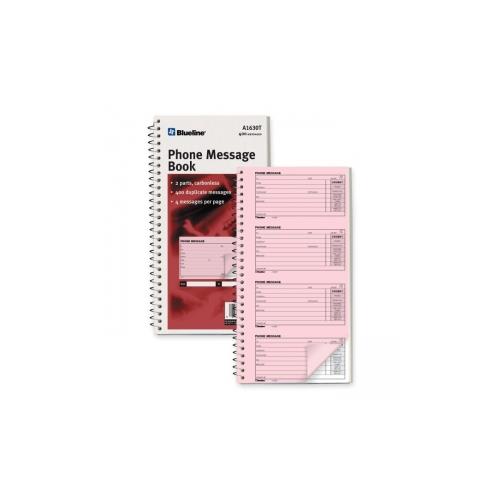 Blueline Telephone Message Book