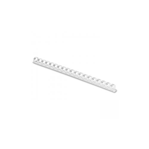 FELLOWES  Plastic Combs - Round Back, 3/8", 55 Sheets, White, 100 Pk