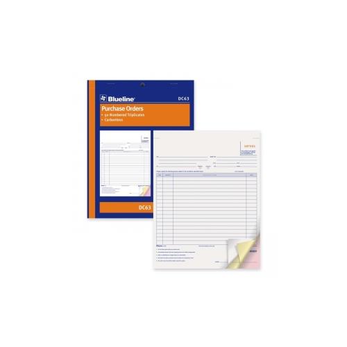 BLUELINE  Purchase Order Form Book