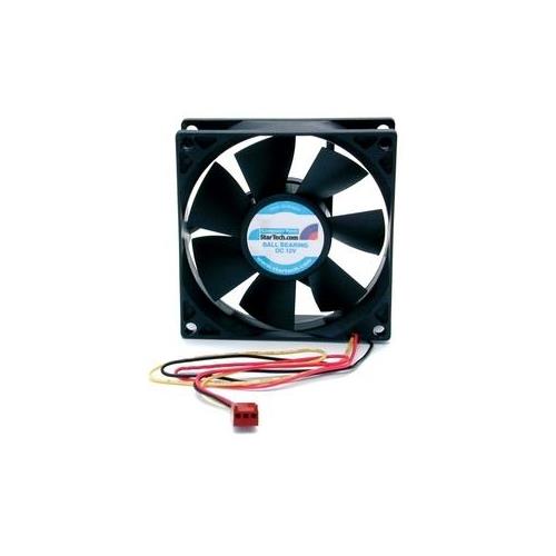 StarTech 80x25mm Dual Ball Bearing Computer Case Fan w/ TX3 Connector