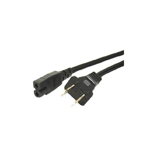 CABLES TO GO  C2G 6Ft 18 Awg 2-Slot Polarized Power Cord (Nema 1-15P to Iec320C7)