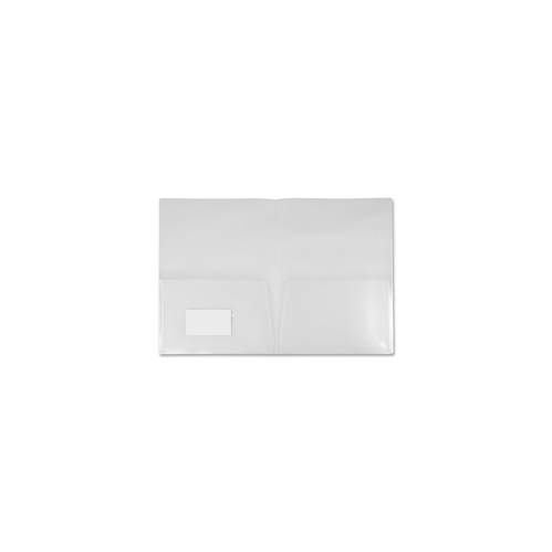 WINNABLE  Two-Pocket Clear Poly Portfolio (5Tse310Lcr)