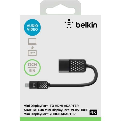 BELKIN  Adapter Dsplyprt Mini HDMI 4K [This review was collected as part of a promotion