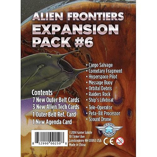 Alien Frontiers : Extension n° 6