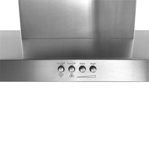 Whirlpool 30" Convertible Flat Wall Mount Range Hood (WVW57UC0FS) - Stainless Steel