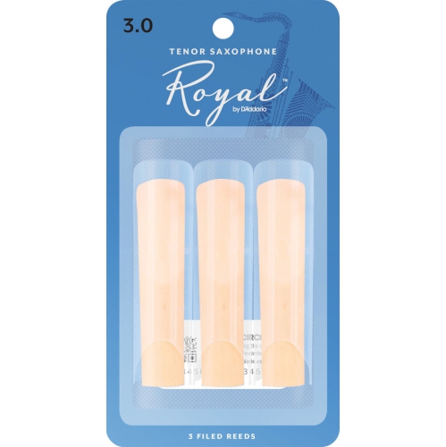 Royal Tenor Saxophone Reeds - #3, 3 Pack